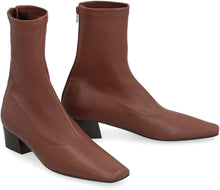 Load image into Gallery viewer, Colette leather ankle boots
