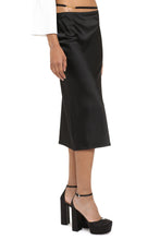 Load image into Gallery viewer, Notte satin midi skirt
