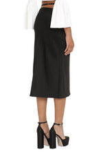 Load image into Gallery viewer, Notte satin midi skirt
