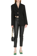 Load image into Gallery viewer, Baccala one button stretch wool blazer
