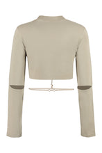 Load image into Gallery viewer, Long sleeve crop top
