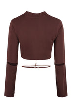 Load image into Gallery viewer, Long sleeve crop top
