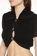 Load image into Gallery viewer, Campana viscose cropped cardigan
