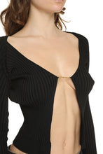 Load image into Gallery viewer, Pralu logo print long sleeve top
