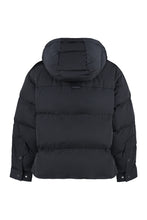Load image into Gallery viewer, Zip and snap button fastening down jacket
