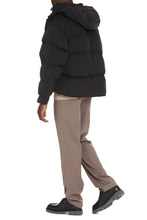 Load image into Gallery viewer, Zip and snap button fastening down jacket

