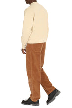 Load image into Gallery viewer, Col Rond patch detail crew-neck sweatshirt
