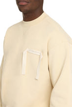 Load image into Gallery viewer, Col Rond patch detail crew-neck sweatshirt
