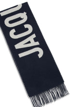Load image into Gallery viewer, Unisex wool scarf with fringes
