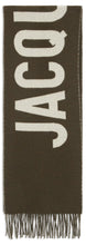 Load image into Gallery viewer, Unisex wool scarf with fringes
