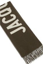 Load image into Gallery viewer, Unisex wool scarf with fringes
