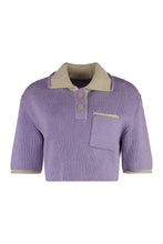 Load image into Gallery viewer, Maille Arco Knitted polo shirt
