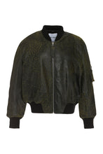 Load image into Gallery viewer, Anja lambskin bomber jacket
