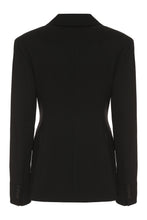 Load image into Gallery viewer, Blue wool single-breasted blazer
