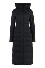 Load image into Gallery viewer, Clair long hooded down jacket - Black Label
