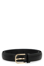Load image into Gallery viewer, Black leather belt
