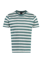Load image into Gallery viewer, Striped linen-cotton blend T-shirt
