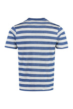Load image into Gallery viewer, Striped linen-cotton blend T-shirt
