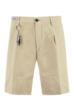 Load image into Gallery viewer, Cotton and linen bermuda-shorts
