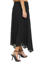 Load image into Gallery viewer, Cotton skirt with micro embroideries
