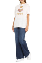 Load image into Gallery viewer, Logo print linen t-shirt
