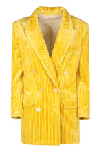 Load image into Gallery viewer, Double-breasted corduroy jacket
