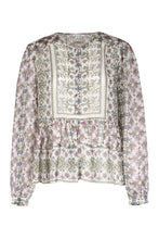 Load image into Gallery viewer, Printed silk blouse
