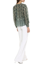Load image into Gallery viewer, Moeni printed silk blouse

