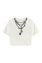 Load image into Gallery viewer, Printed cropped t-shirt

