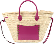 Load image into Gallery viewer, Cadix raffia tote bag
