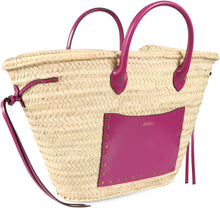 Load image into Gallery viewer, Cadix raffia tote bag
