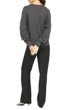 Load image into Gallery viewer, Marisans cotton crew-neck sweater

