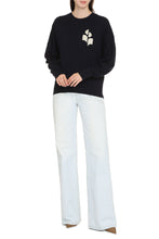 Load image into Gallery viewer, Marisans Wool-cotton blend crew-neck sweater
