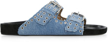 Load image into Gallery viewer, Lennyo denim mules
