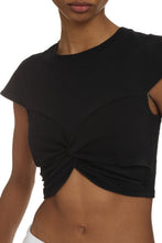 Load image into Gallery viewer, Zineae cotton crew-neck T-shirt
