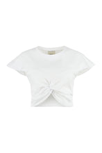 Load image into Gallery viewer, Zineae cotton crew-neck T-shirt
