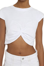 Load image into Gallery viewer, Zineae cotton crew-neck T-shirt
