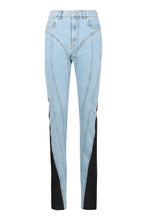 Load image into Gallery viewer, Spiral stretch cotton jeans
