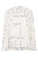 Load image into Gallery viewer, Monogram shirt in cotton blend

