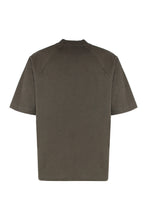 Load image into Gallery viewer, Typo Cotton crew-neck T-shirt
