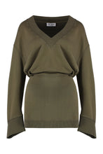 Load image into Gallery viewer, Logo print cotton sweatdress
