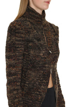 Load image into Gallery viewer, Reanna high collar zipped cardigan
