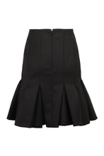 Load image into Gallery viewer, Wool peplum skirt

