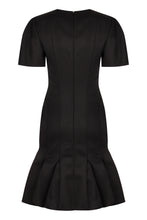 Load image into Gallery viewer, Peplum virgin wool dress
