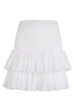 Load image into Gallery viewer, Ruffled dress in cotton and viscose
