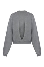 Load image into Gallery viewer, Paulia Cotton crew-neck sweatshirt
