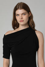 Load image into Gallery viewer, Drapeado stretch viscose dress
