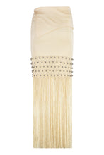 Load image into Gallery viewer, Fringed knit skirt
