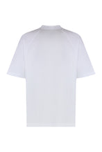 Load image into Gallery viewer, Typo Cotton crew-neck T-shirt

