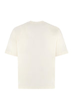 Load image into Gallery viewer, Typo Cotton crew-neck T-shirt
